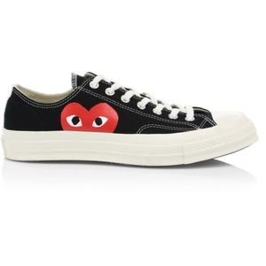 Comme des Garcons Play x Converse Play One Heart Low-Top Sneakers
